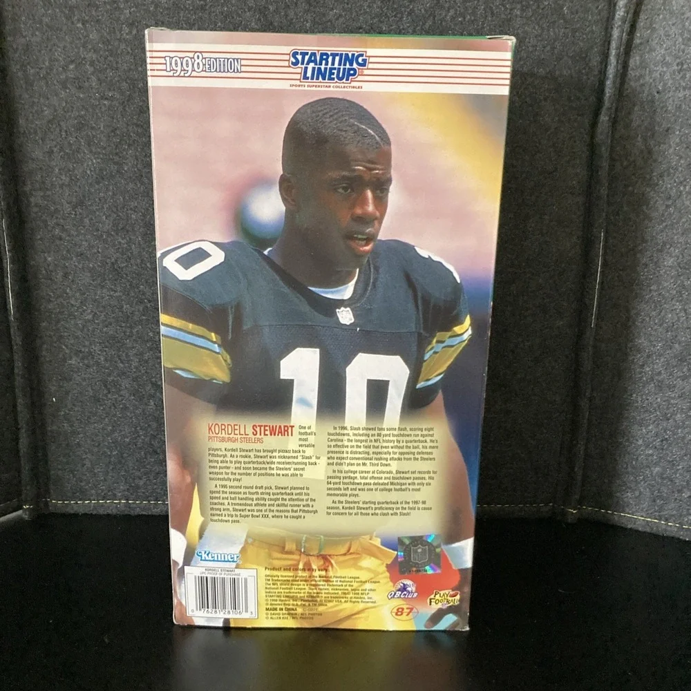 1998 NFL Starting Lineup Kordell Stewart Pittsburgh Steelers‎